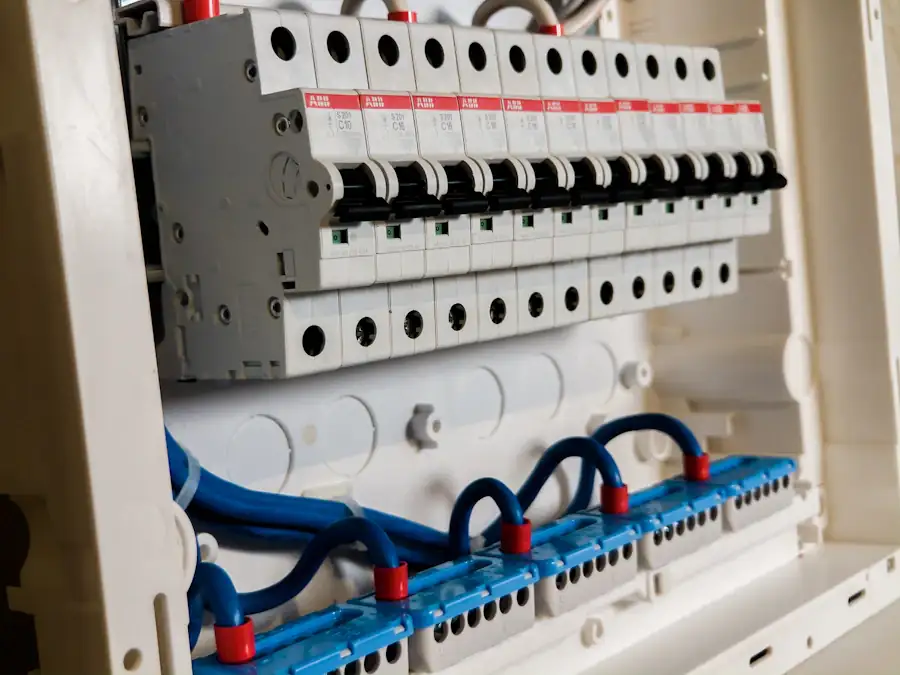 Electrical panel with new breakers
